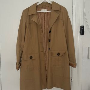 New York & Company Trench Coat, Size Medium